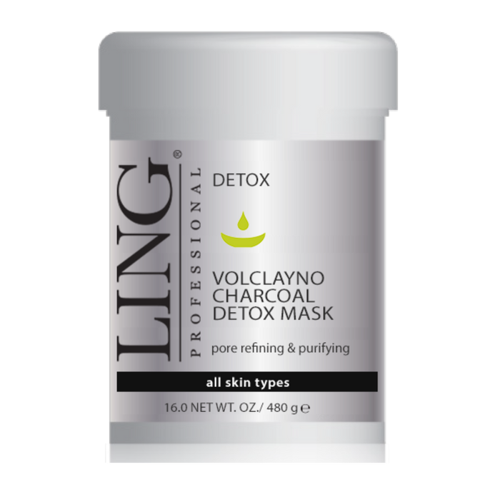 VolClayno Charcoal Detox Mask - 16 oz