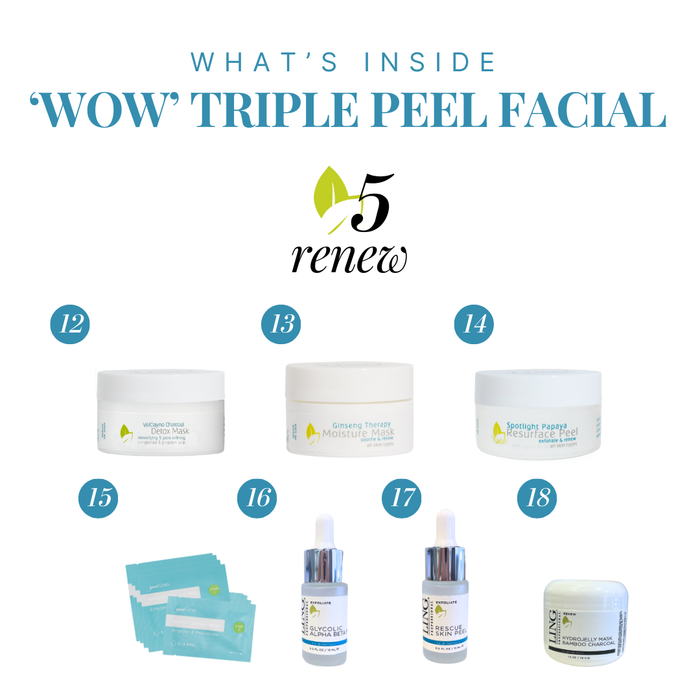 WOW Triple Peel Facial Starter Kit