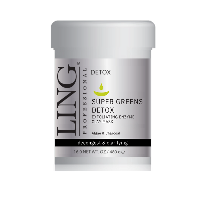 Super Greens Detox (Exfoliating Enzyme Clay Mask) 16 oz